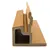 Houtcomposiet Eindprofiel voor Rhombus 58x58mm - Cedar (licht bruin)