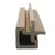 Houtcomposiet Hoekprofiel voor Dubbel Rhombus 67x67mm - Cedar (licht bruin) 