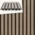 Triple Rhombus profiel houtcomposiet 33x170mm (werkend 140mm) | Lichtgrijs 
