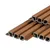 Triple Rhombus profiel houtcomposiet 33x170mm (werkend 140mm) - Teak (warm bruin) 