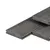 Houtcomposiet vlonderplank massief 23x138mm donkergrijs