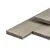 Houtcomposiet vlonderplank massief 23x138mm lichtgrijs