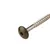HPL Compact schroef 4,8x38mm sepia bruin RAL 8014