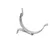 Renovatiebeugel zink M333/153mm 30 x 5mm met lip t.b.v. mastgoot