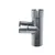 T-stuk zink 85° ø80 x 80 x 80mm t.b.v. HWA-buis ø80mm