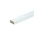 Koplat MDF Vochtwerend (model B) 12x32mm met schuine kanten wit voorgelakt per 10 stuks