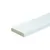 Koplat MDF Vochtwerend (model B) 12x70mm met schuine kanten wit voorgelakt per 4 stuks