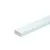 Koplat MDF Vochtwerend (model E) 12x32mm met rechte kanten wit voorgelakt per 10 stuks