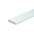 Koplat MDF Vochtwerend (model E) 18x80mm met rechte kanten wit voorgelakt per 4 stuks