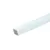 Koplat MDF Vochtwerend schuin (model halve B) 12x20mm wit voorgelakt per 10 stuks