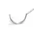 Kraalgootbeugel zink M333/153mm 30 x 5mm 45° met lip t.b.v. mastgoot