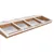 Lichtstraat Zadeldak Douglas met 8 vaks veiligheidsglas - 322,2cm breed | Wit RAL 9010