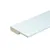 Overzetplint MDF 18x120mm (12x60mm uitsparing) geschaafd vochtwerend wit voorgelakt per 4 stuks