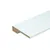 Overzetplint MDF 18x90mm (12x60mm uitsparing) geschaafd vochtwerend wit voorgelakt per 4 stuks