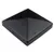 Paalkap piramide 151x151mm zwart