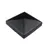 Paalkap piramide 91x91mm zwart
