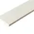 Plint Grenen 12x55mm zichtzijde wit afgelakt per 5 stuks