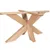 Tafelpoot model Spin 6 Eiken720x920mm (Profiel 120x120mm)
