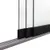 Glazen schuifwand 3-rail antraciet RAL 7016S