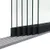 Glazen schuifwand 6-rail antraciet RAL 7016S