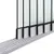 Glazen schuifwand 6-rail mat wit RAL 9016M