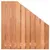 Tuinscherm Dalian 180x180/90cm geschaafd Keruing 19-planks