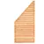 Tuinscherm Douglas Kiev 90x90/180cm geschaafd  21-planks