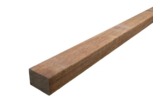 Regel Hardhout 45x70mm geschaafd