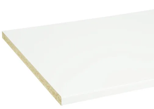 Werkblad spaanplaat 28mm wit
