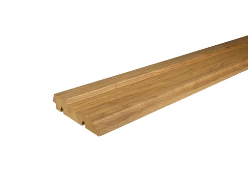 Thermisch gemodificeerd Fraké dubbel blokprofiel ongelijk x-clip 21x129mm (werkend)