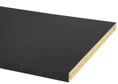 Werkblad Spaanplaat 38mm zwart marmer