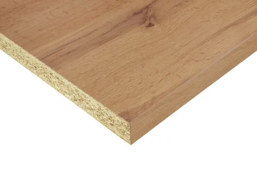 Werkblad Spaanplaat 38mm eiken naturel