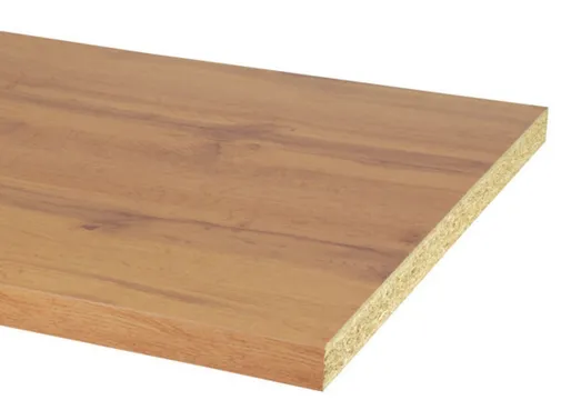 Werkblad Spaanplaat 38mm eiken naturel