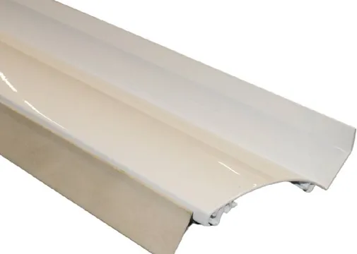 Aluminium muuraansluitprofiel (tbv polycarbonaat kanaalplaten)