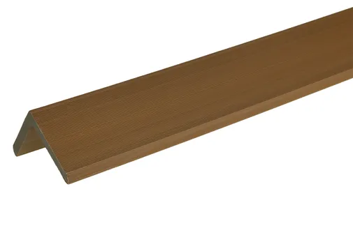 Hoeklijst houtcomposiet 50x50mm Teak
