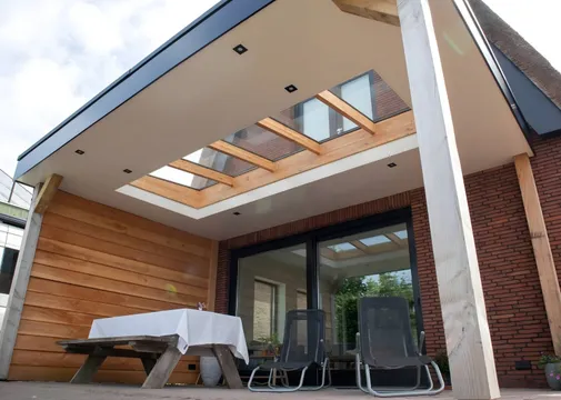 Lichtstraat Lessenaars Douglas ongeïsoleerd - Zwart (RAL 9005)