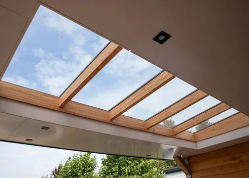 Lichtstraat Lessenaars Douglas ongeïsoleerd - Zwart (RAL 9005)