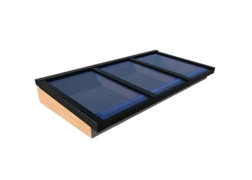 Lichtstraat Lessenaars Douglas ongeïsoleerd - Zwart (RAL 9005)