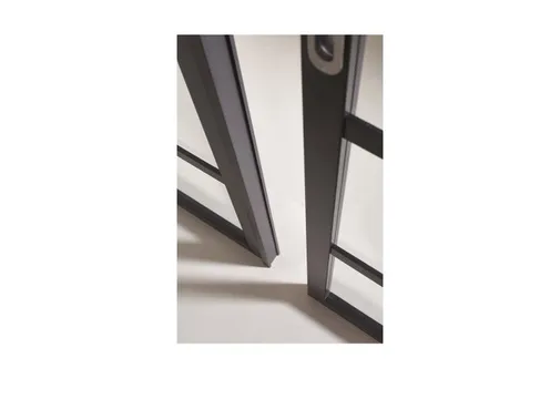 Aanslaglat SlimSeries One schuifdeur zwart