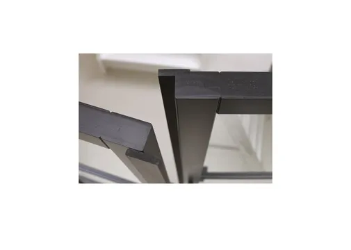 Aanslaglat SlimSeries One schuifdeur zwart