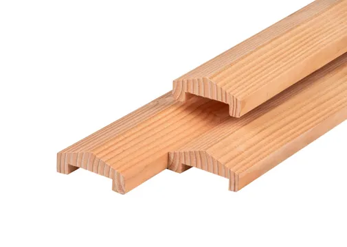 Afdeklat Douglas hout 45x88mm geschaafd