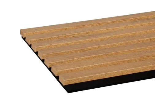 Akoestische wandpanelen / lattenwand brons Eiken 30x260cm