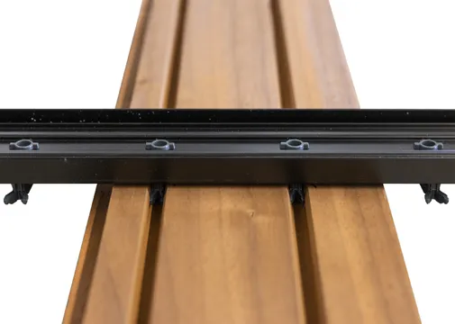 Aluminium x-clip railsysteem 220cm