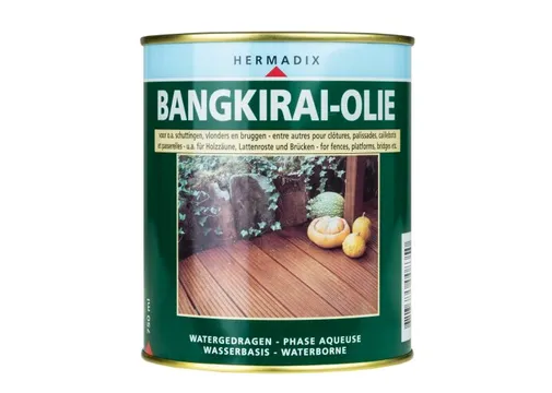 Bangkirai olie voor Hardhout