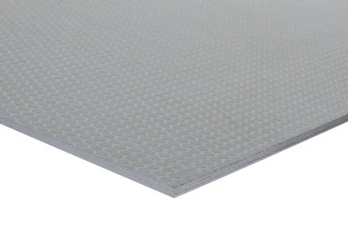 Betonplex Berken 12mm antislip honingraatmotief grijs/bruin 220/120grams fenolharscoating 