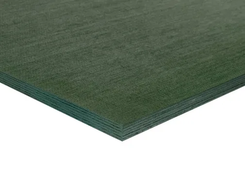 Betonplex Berken 18mm antislip geweven motief groen 120grams fenolharscoating 