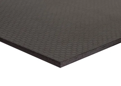 Betonplex 12mm grote maat antislip honingraat donker bruin 220/120grams fenolharscoating