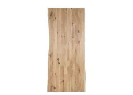 Tafelblad Rustiek C Eiken 40mm met boomkanten (lange zijdes) 