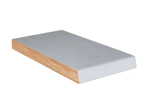 Boeideel Multiplex (opbouw Hardhout) 18mm Isiprime 15 jaar garantie licht grijs gegrond