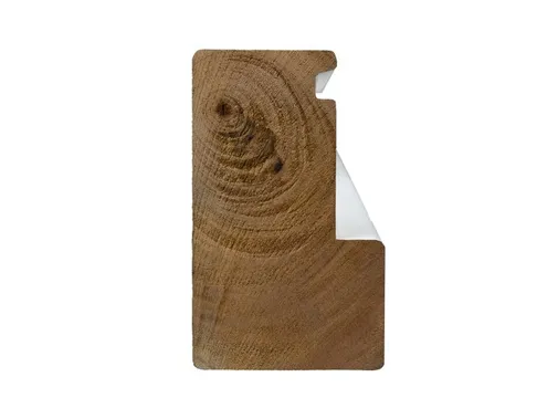 Bovendorpel Meranti kozijnhout (model A1) 66x110mm 2x gegrond 